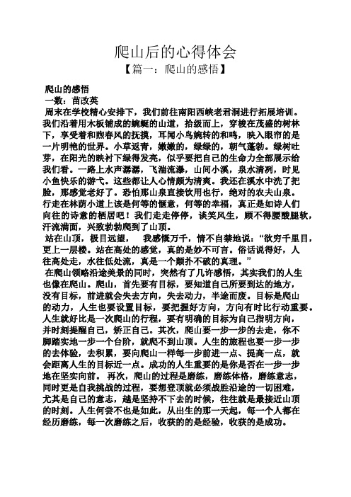 我们沿着用木板铺成的蜿蜒的山道,拾级而上,穿梭