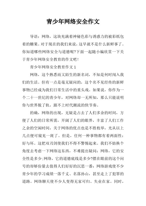 网络安全征文 - 百度文库