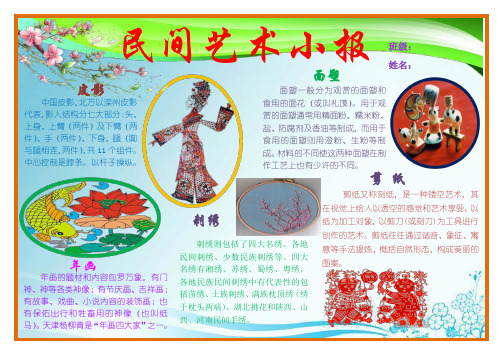 民间艺术小报 皮影 中国皮影, 北方以滦州皮影 代表, 影人结构分七大