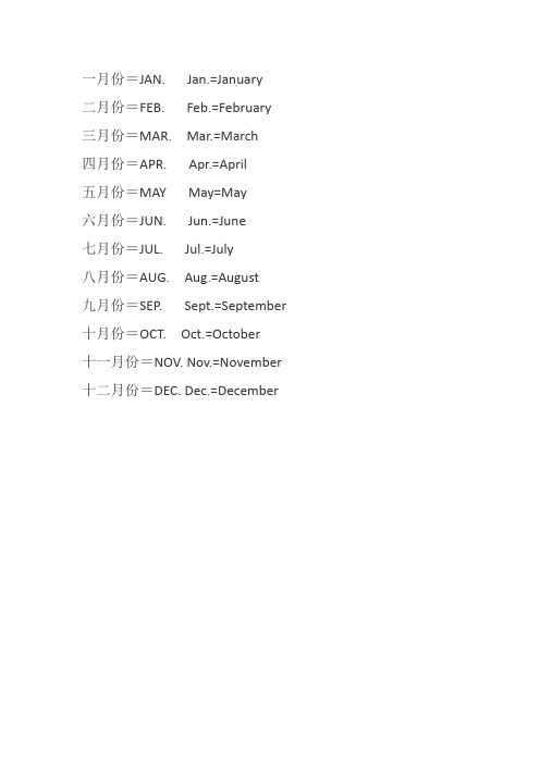 jan.=january二月份=feb. feb.=february三月份=mar.mar.