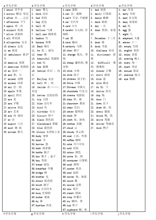 x开头的单词大全集 - 百度文库