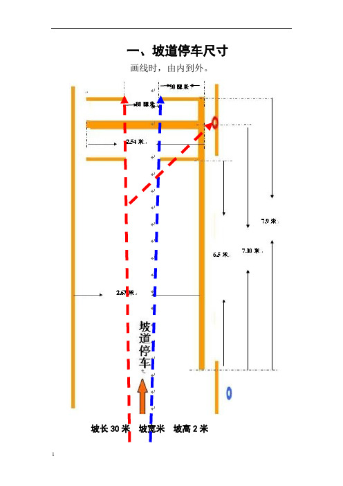 科目二倒库尺寸和画法 - 百度文库