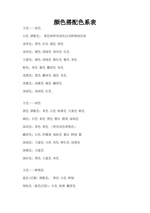 红色天蓝色:褐色深绿色紫红色紫色米色粉色:米色紫色藏青色灰色浅黄色