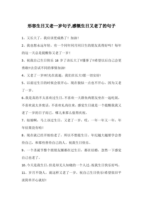 3,祝我自己生日快乐16岁了该长大了!懂事了!