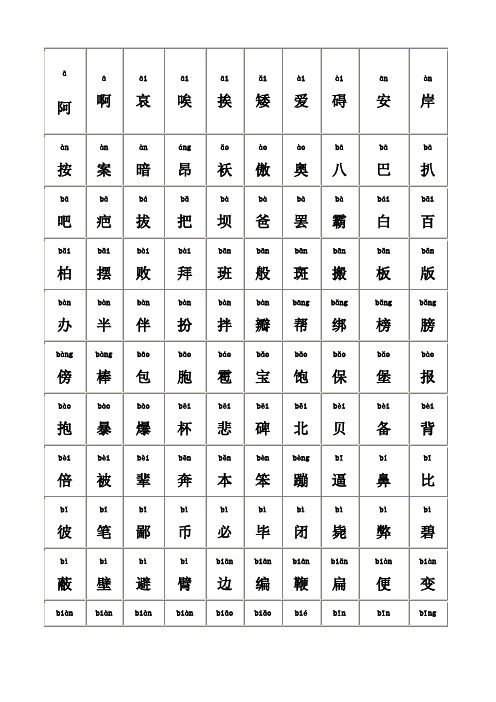 文字拼音 - 百度文库