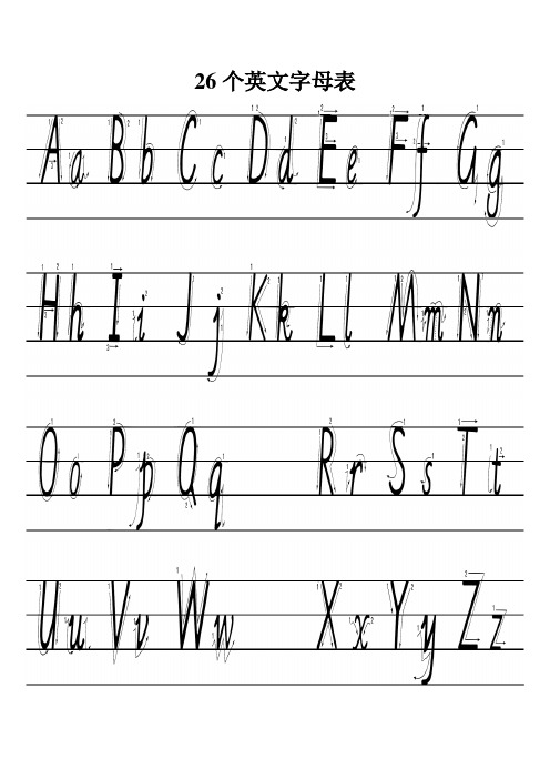 26个英文字母表 48个国际音标表 元|音|12个单元音|[i:]|[a:]|[]|[]