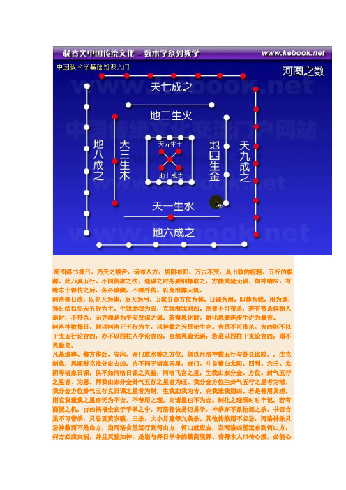 河圖洛書擇日,乃天之喉舌,運布八方,居陰布陽,萬古不變,是七政的樞粗