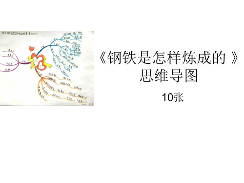 《钢铁是怎样炼成的 》 思维导图 10张