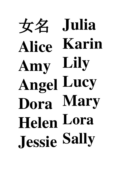 适合男生的英文名 - 百度文库