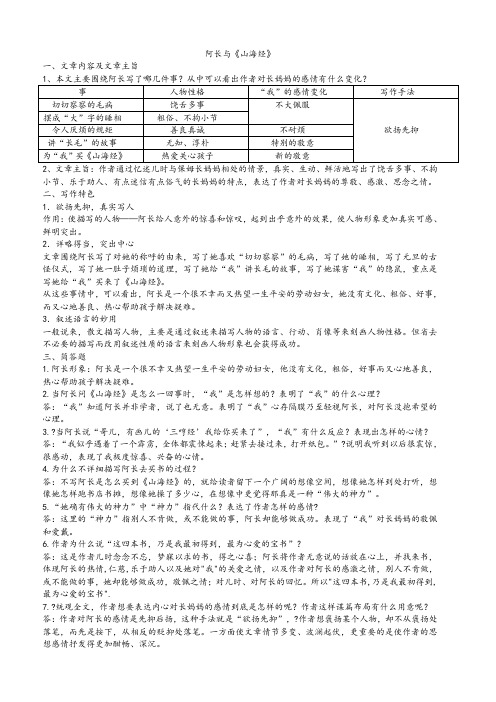 阿长与山海经概括 - 百度文库