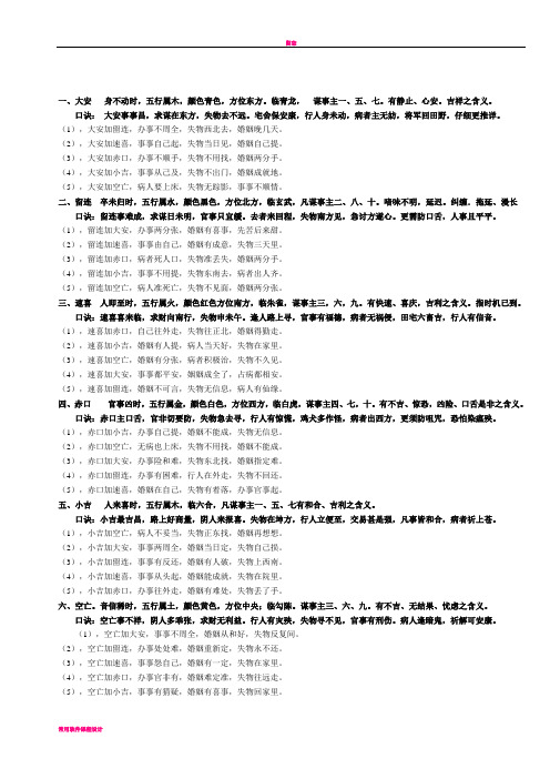 马前课口诀白话 - 百度文库