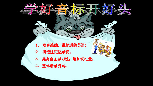 拼读法记忆单词 3 提高自主学习性,增加词汇量 4 整体语感提高.