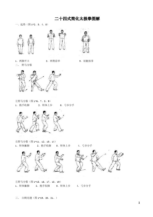 太极拳24式图解步骤 - 百度文库