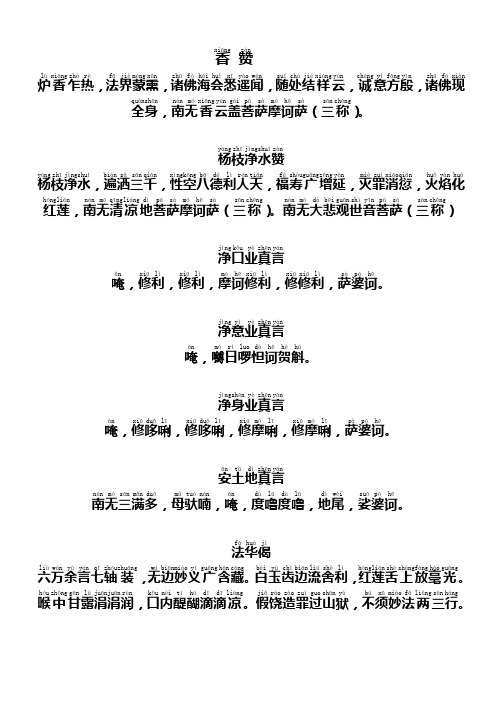 普门品全文念诵及回向全文 - 百度文库