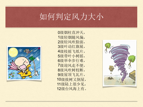 如何判定风力大小 0级烟柱直冲天, 1级轻烟随风偏