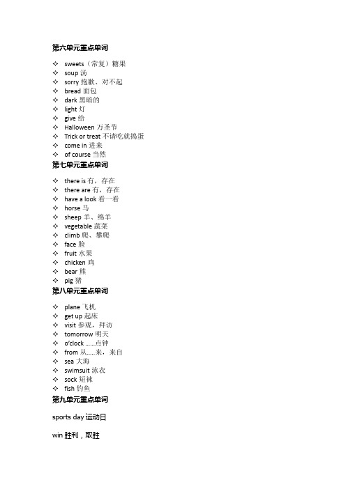 四年級英語上冊單詞表跟讀 - 百度文庫