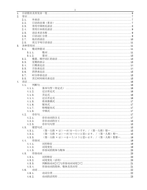 日语00字10小时速成个人心得笔记 百度文库