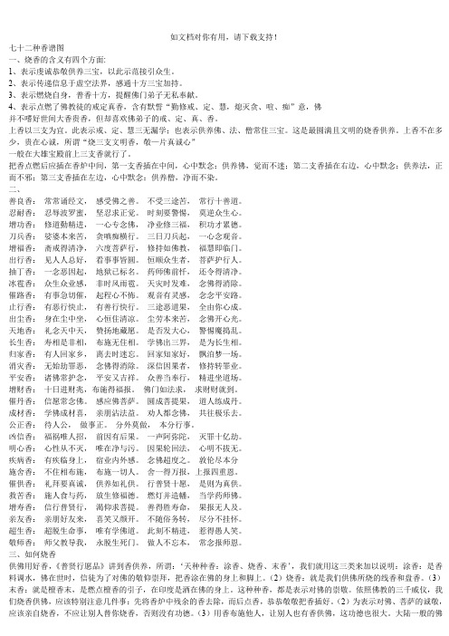 3,表示燃烧自身,普香十方,提醒佛门弟子无私奉献.4,表示点燃了佛