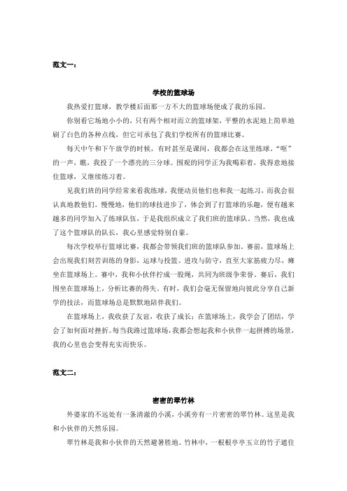 我热爱打篮球,教学楼后面那一方不大的篮球场便成了我的乐园