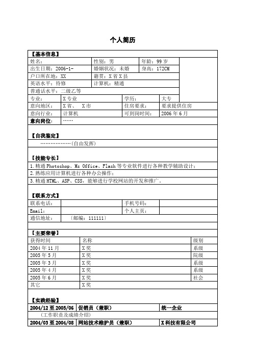 個人簡歷籍貫怎麼填 - 百度文庫