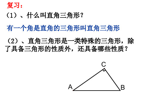 有一个角是直角的三角形叫直角三角形 (2),直角三角形是一类特实哪