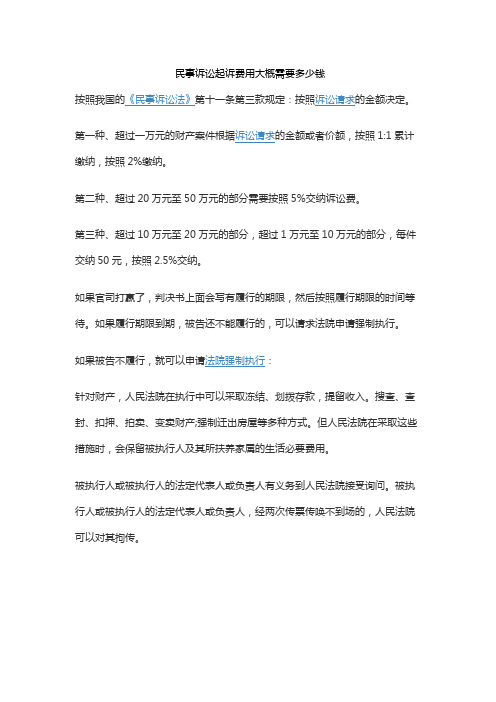超过多少金额可以起诉(超过多少金额可以起诉别人)