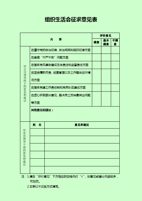 基本|滿意|不滿意| 對公司領導班子的意見和建議|在遵守黨的政治紀律