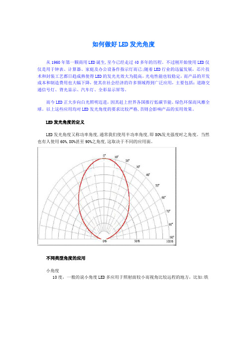 Led发光效率影响因素 Led灯发光效率 Led发光效率影响因素 百度文库