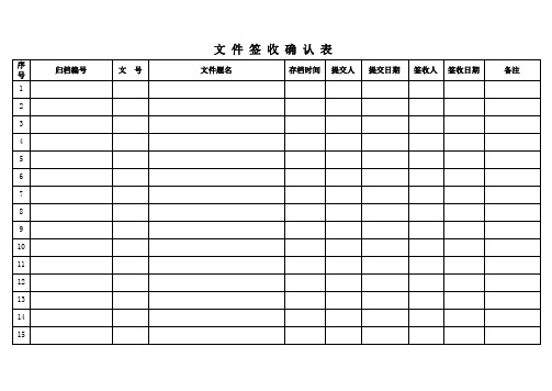 文件接收确认单 百度文库