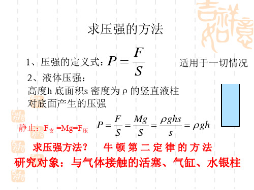 气体压强的公式 - 百度文库