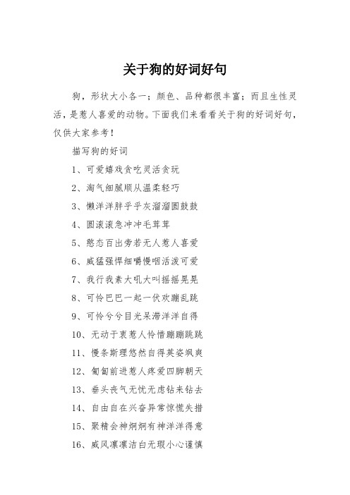 小狗的房子好词好句摘抄 - 百度文库