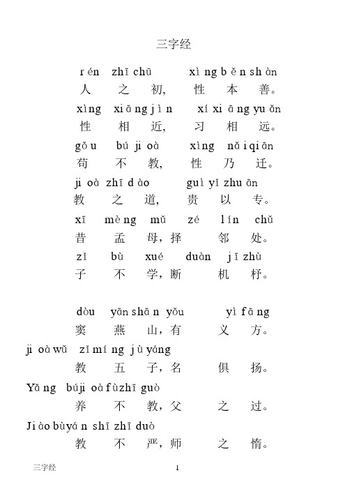 gǒubúji àxìngnǎi qiān 苟不教,性乃迁