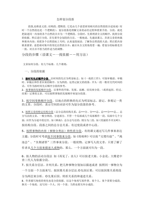 分段,就是把叙述同一内容的各个自然496_702竖版 竖屏