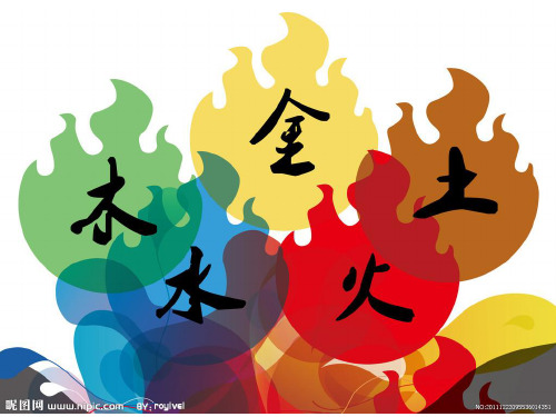 金木水火土 三四五二一一金二木三水四火五土 一二三四五, 金木水火土