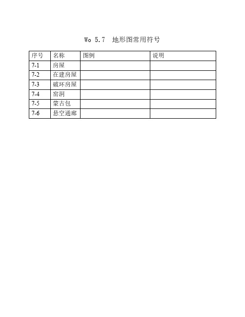 地理图例符号大全 百度文库