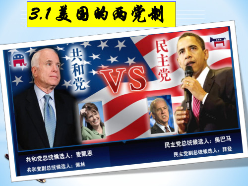 共和党 民主党 "驴象之争" 象:稳重,务实 驴:诚实,倔强, 信守诺言