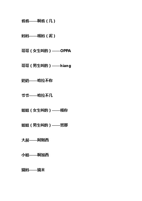 实用韩语500句谐音 - 百度文库