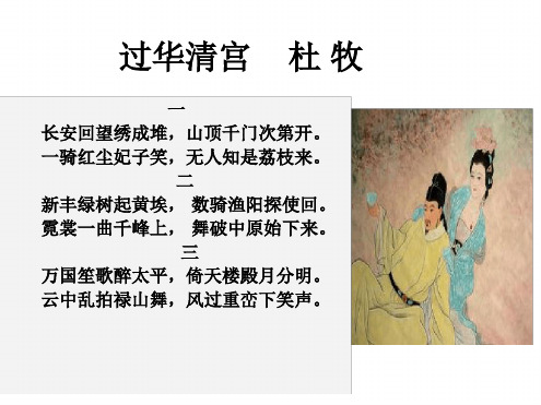 一骑红尘妃子笑,无人知是荔枝来.