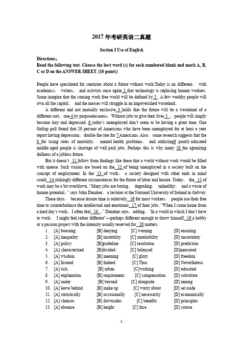 chse the best wrd (s) fr each numbered blank and mark a, b,  rr