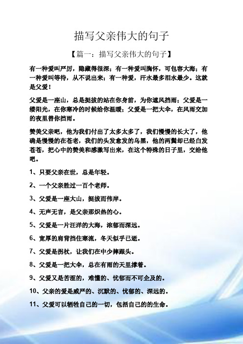 这就是父爱! 父爱是一座山,总是496_702竖版 竖屏