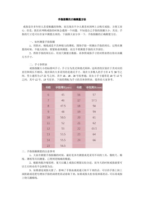 但是,我们在网购戒指的时候会遇到一个问题,不知道自己手指的指圈大小