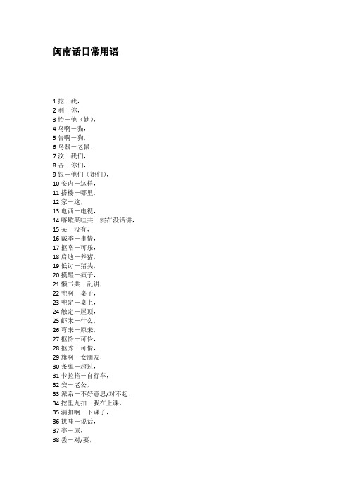 常州话日常用语大全 - 百度文库