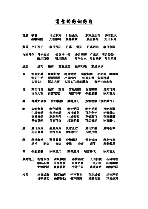 写景的好词好句 清晨:破晓日出东方日出金光东方鱼肚