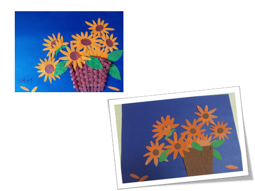 小班手工教案 粘贴画向日葵 - 百度文库