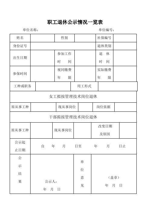 參保時間|視同繳費|年限|實際繳費年 限|工種或職務|用工形式|女工