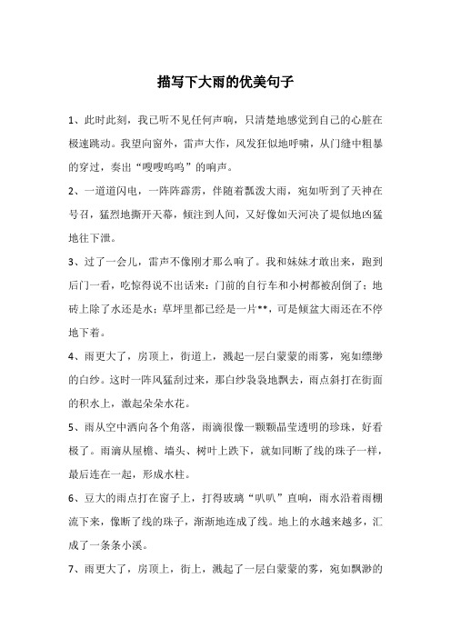 我望向窗外,雷声大作,风发狂似地呼啸,从门缝中粗