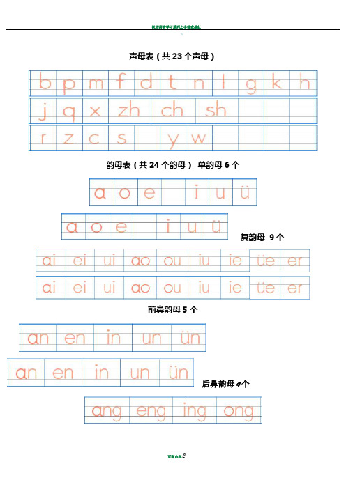 24个拼音字母 - 百度文库
