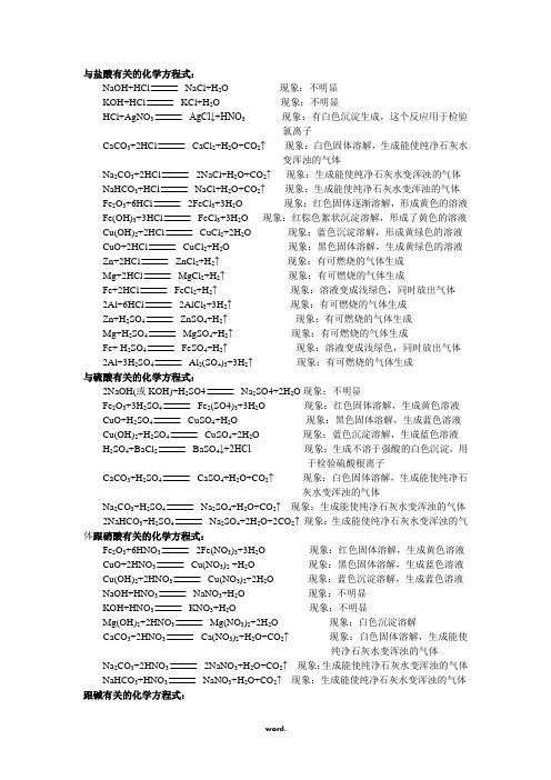 稀盐酸化学式 - 百度文库