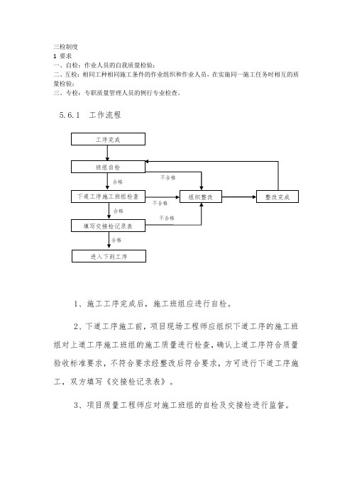 三检制度是哪三检制度