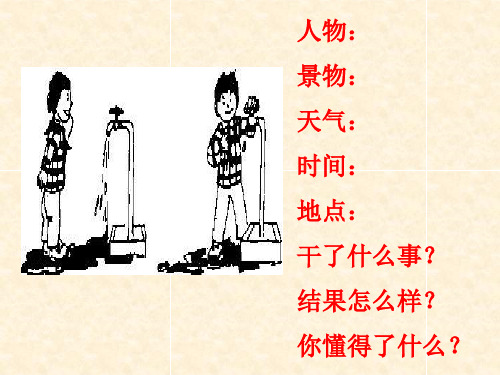 节约用水看图写话 - 百度文库